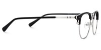 Geno Browline Black Glasses2