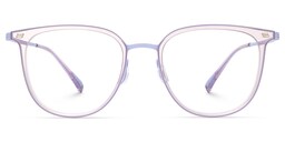Gilliane Round Purple Glasses0