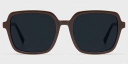 Kenneth Dark Brown Square Glasses0