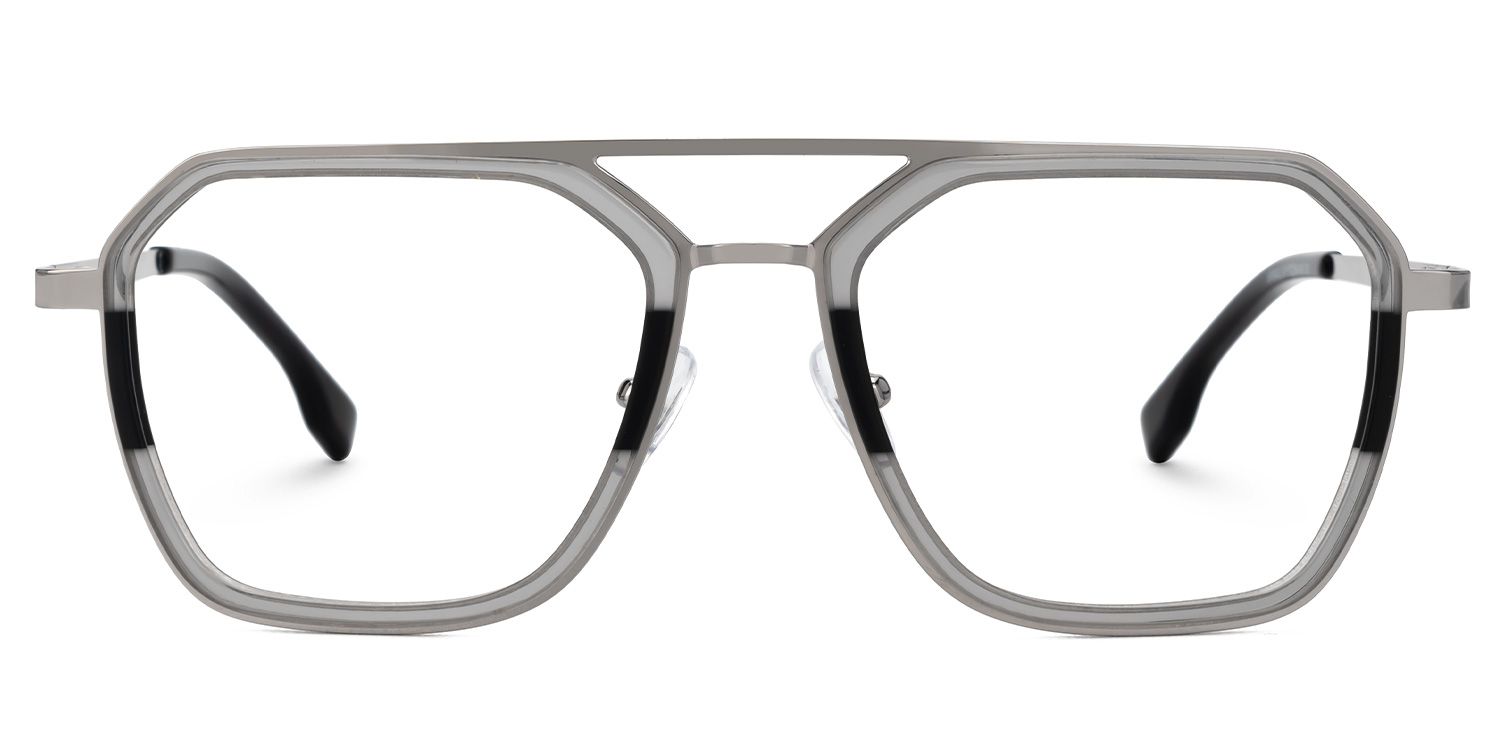 Chiquita Gray Eyeglasses with Aviator Design0
