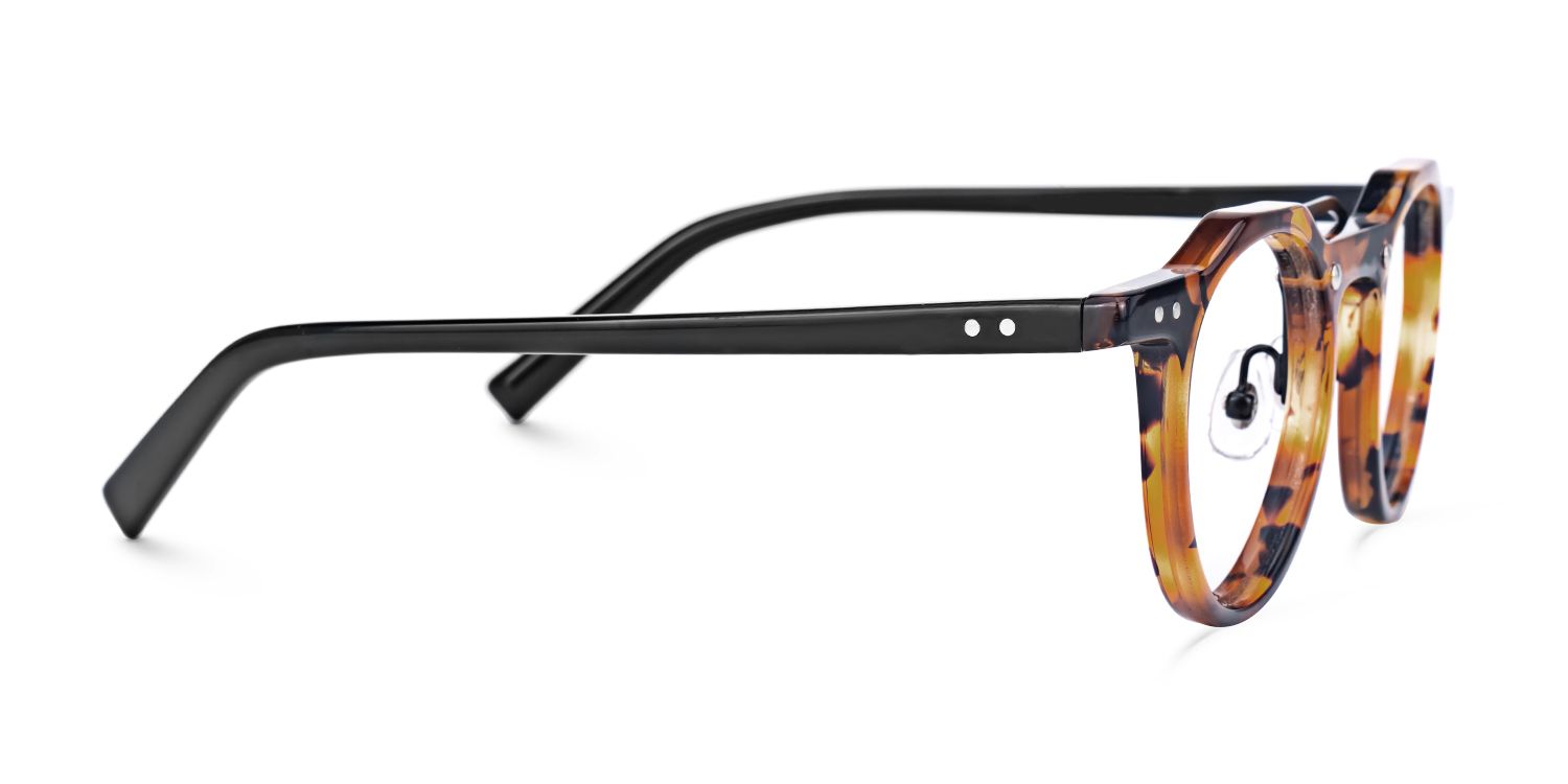 Adjustable Nose Pads Jerria Eyeglasses, Jerria Tortoise Glasses -Zeelool2