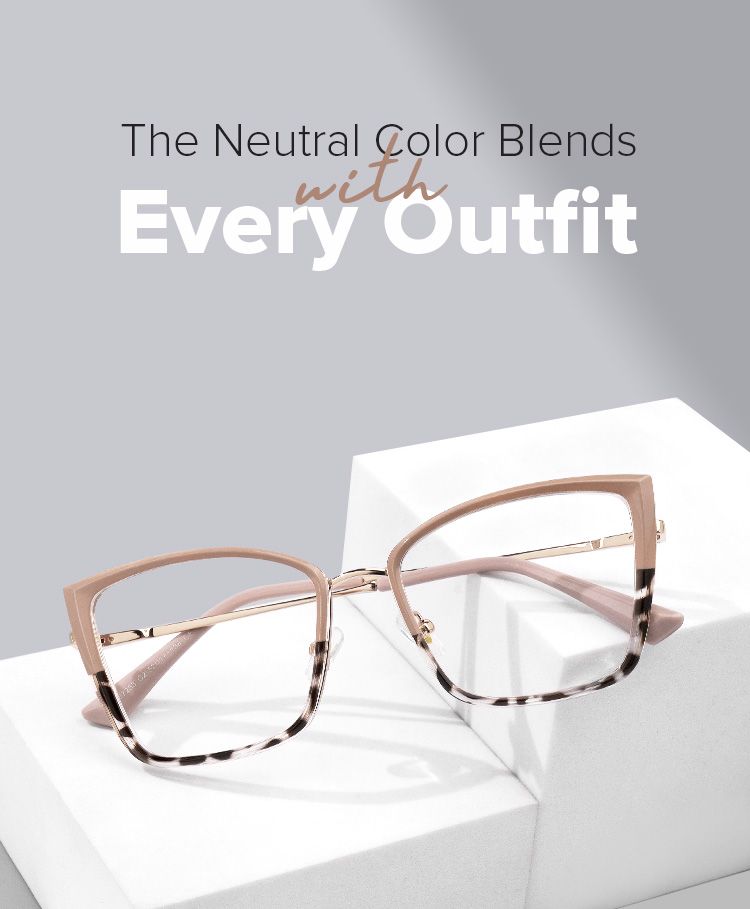 Zeelool Readers Oversized Cat Eye Reading Glasses For Women Jacqueline FP0669
