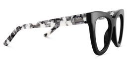 Yaser Cateye Black Glasses4