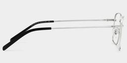 Leah Rectangle Silver Glasses4