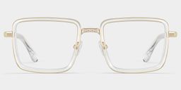 Hunter Square Clear Glasses0
