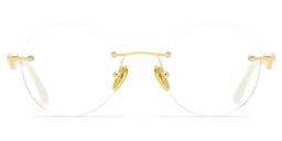 Wyatt Geometric Gold Glasses2