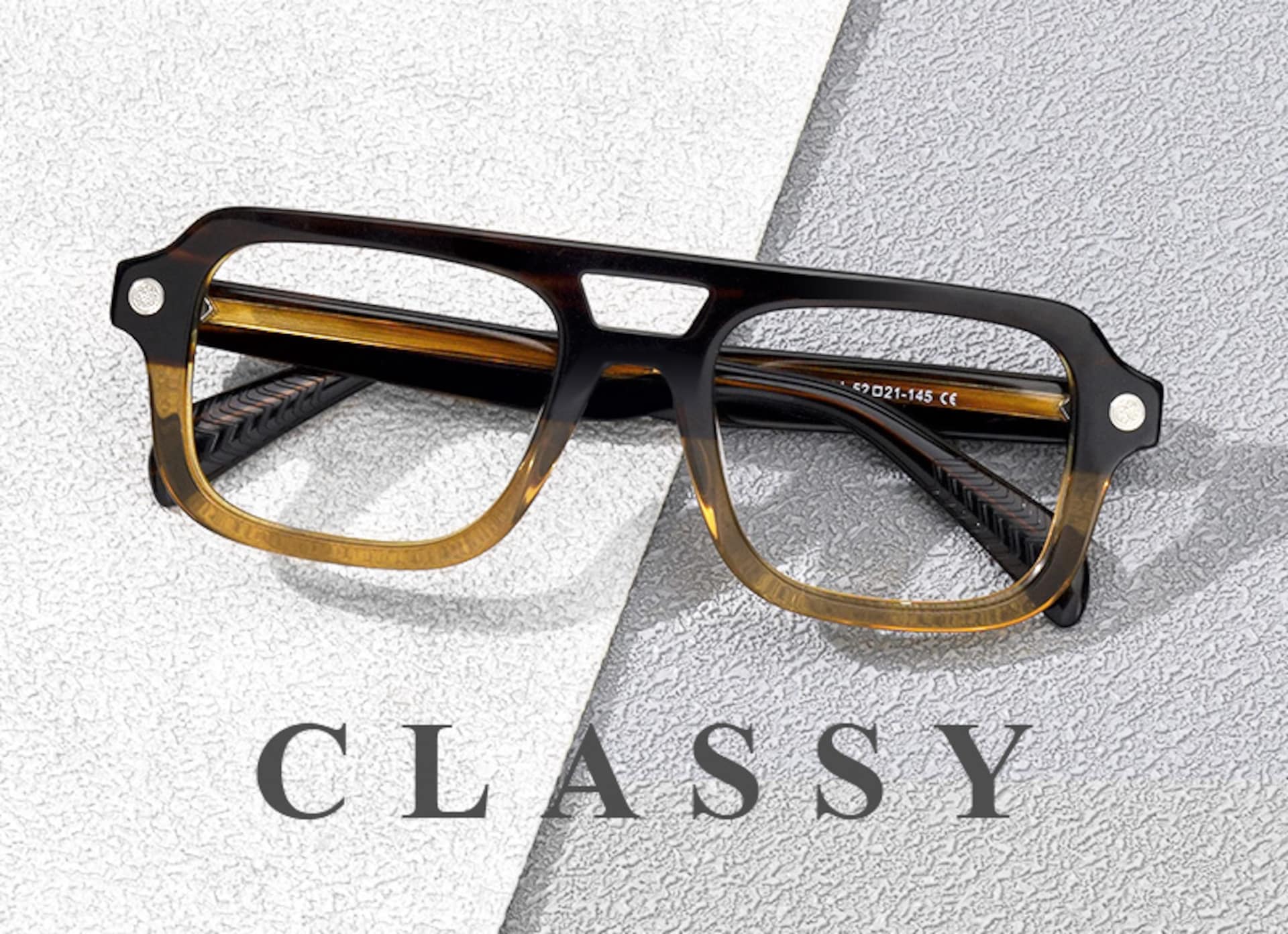 Acetate Ismail Eyeglasses, Ismail Aviator Glasses -Zeelool Glasses4