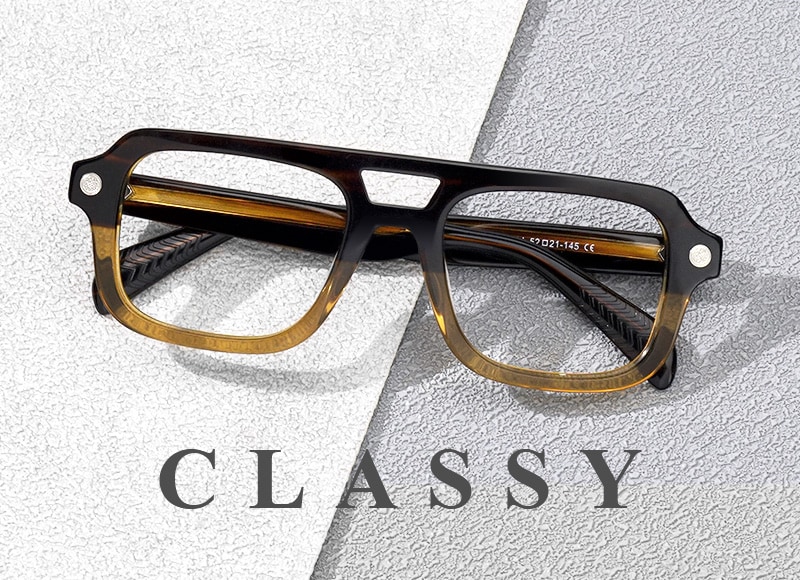 Ismail Aviator Two-Tone Glasses