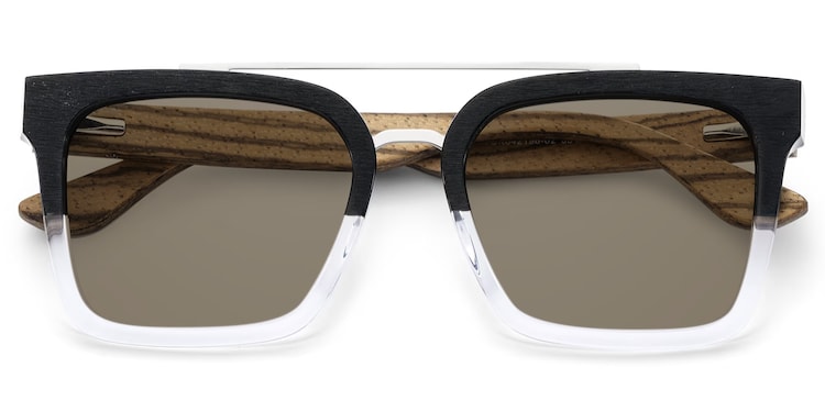 Pascal Aviator Two-Tone Sunglasses