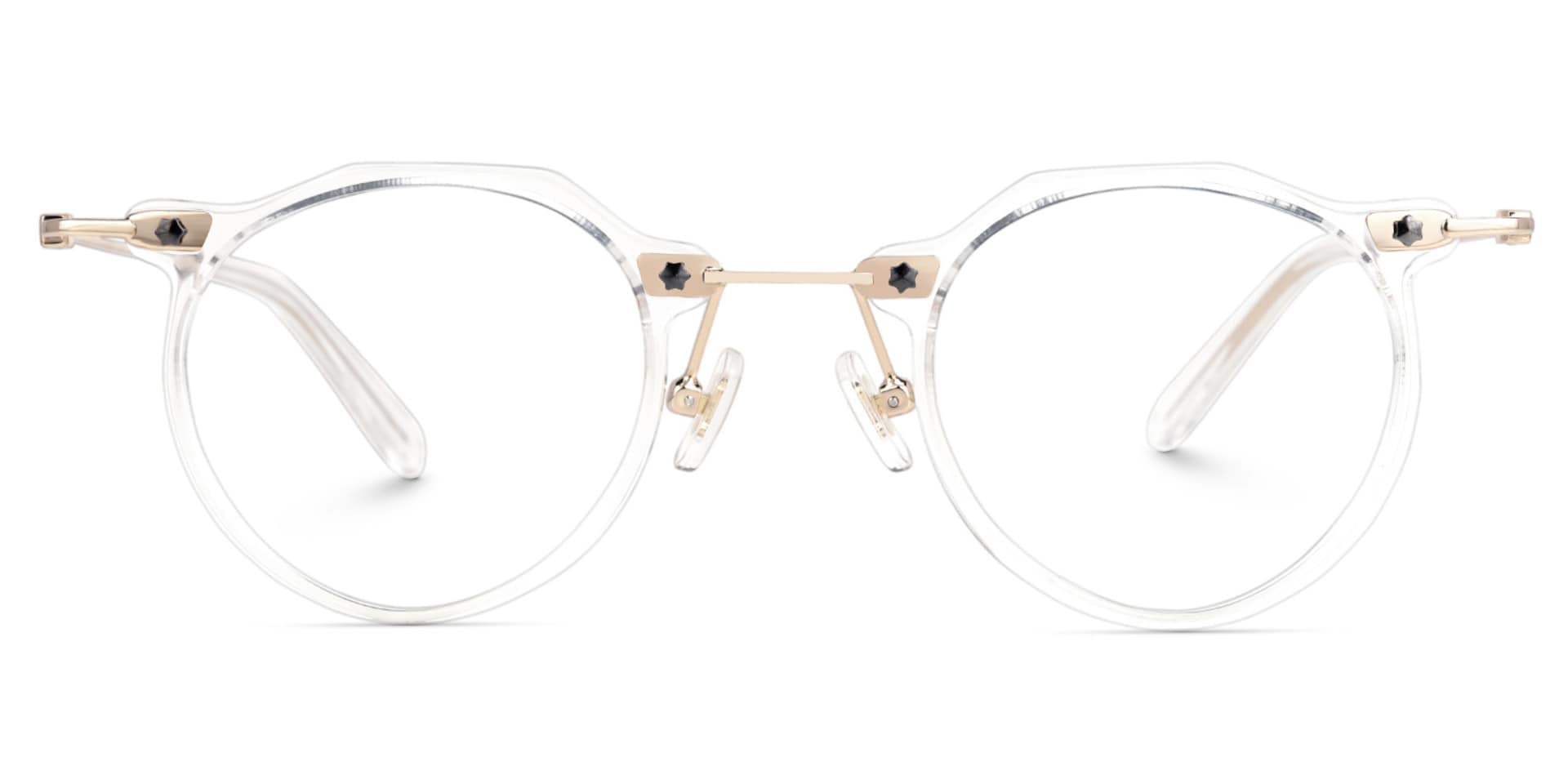 Round Cornell Crystal Glasses deals -Zeelool Glasses0