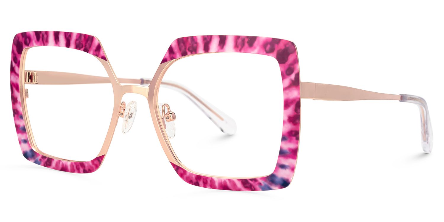 Women Square Sharron Cherry Glasses | Zeelool1