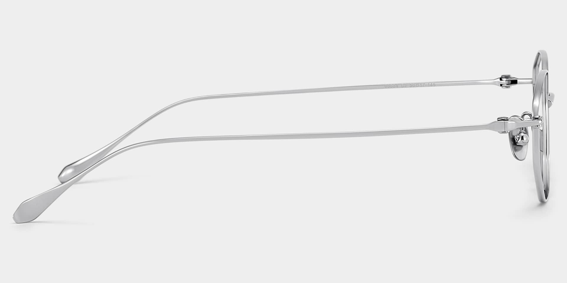 Everett Silver Frame Glasses with Geometric Frame Online |  ZEELOOL7