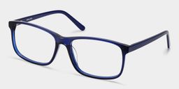 Connie Blue Rectangle Glasses2