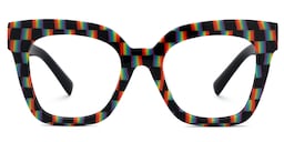 Malcolm Square Checkered Glasses1