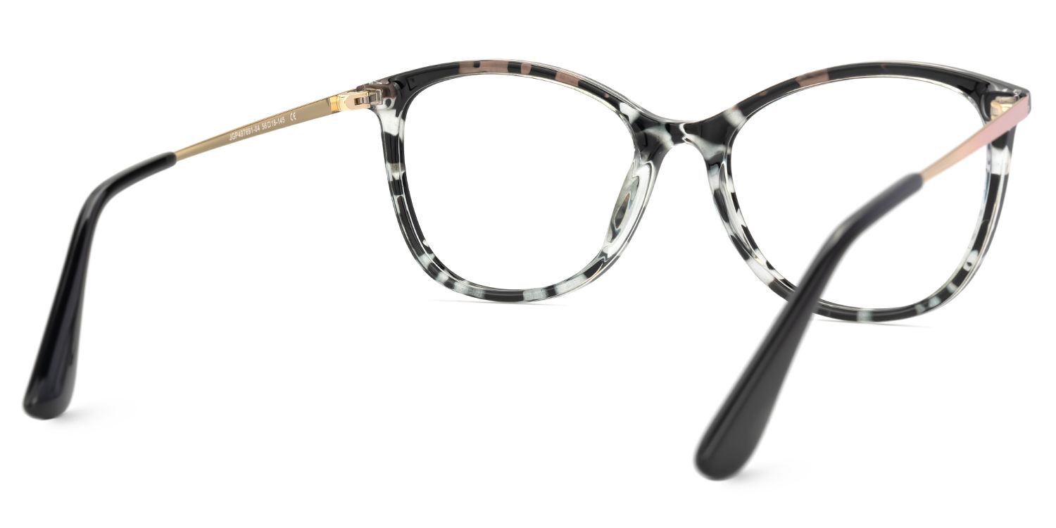 Jenee Oval Black Tortoise Glasses3
