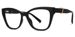 Granger Cateye Black Glasses1