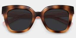 Malcolm Burnt-Umber Square Sunglasses2