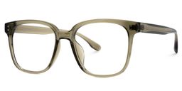 Oglesby Square Brown Green Glasses1