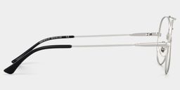 Chaima Aviator Silver Glasses3