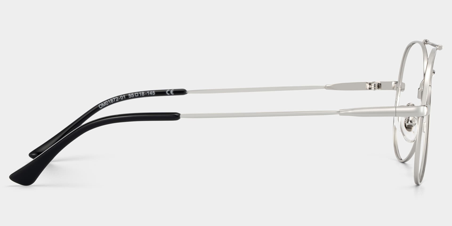 Aviator Silver Glasses | Zeelool Glasses3