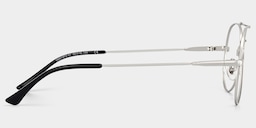 Chaima Aviator Silver Glasses3