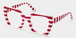 Pavia Red Butterfly Glasses2