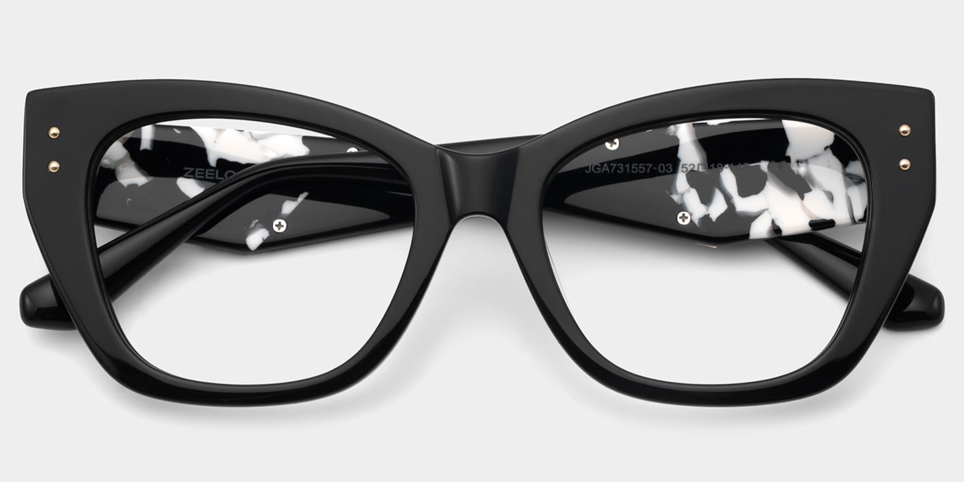 Skylar Black Frame Glasses with Butterfly Frame Online | ZEELOOL4