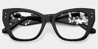 Skylar Butterfly Black Glasses1