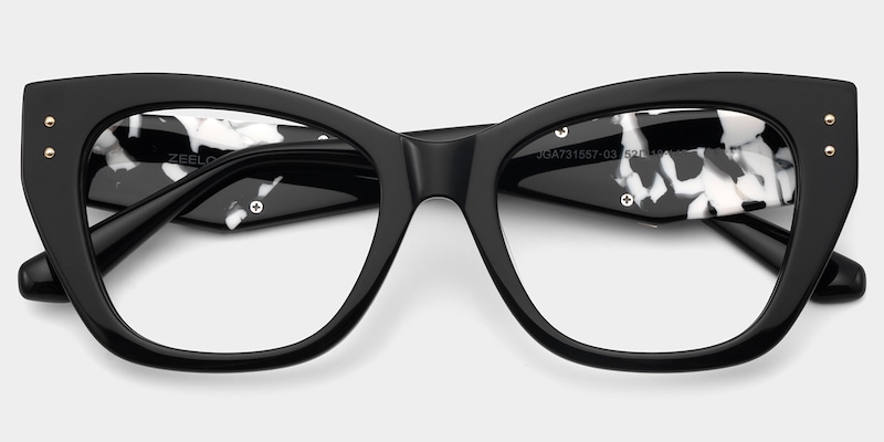 Skylar Black Frame Glasses with Butterfly Frame Online | ZEELOOL1