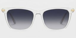 Selena Rectangle Clear Glasses0