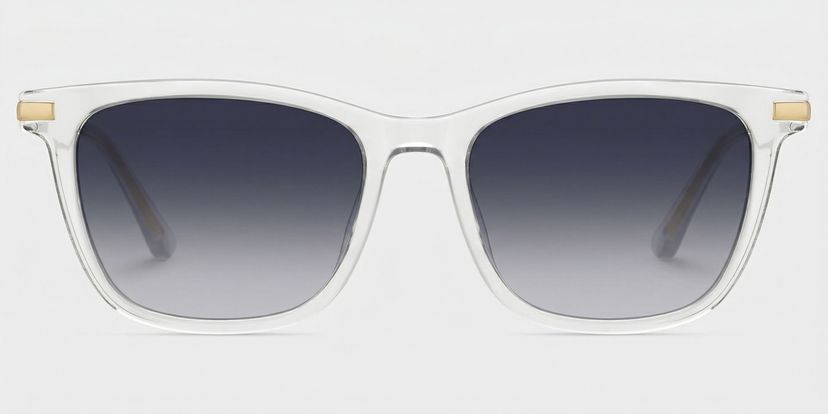 Selena Rectangle Clear Glasses