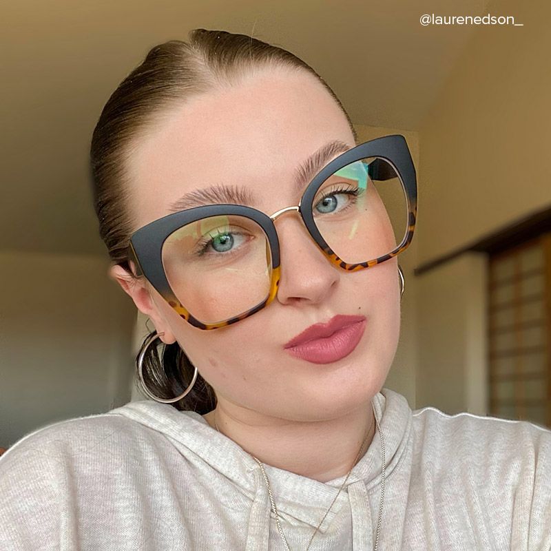 Cat Eye Black Glasses | Zeelool Glasses6