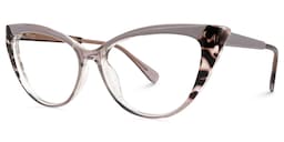 Sawida Cateye Two-Tone Glasses1