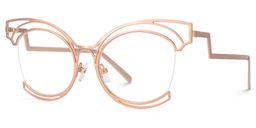 Murphy Pink Cat eye Glasses1