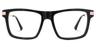 Finklea Rectangle Black Glasses0