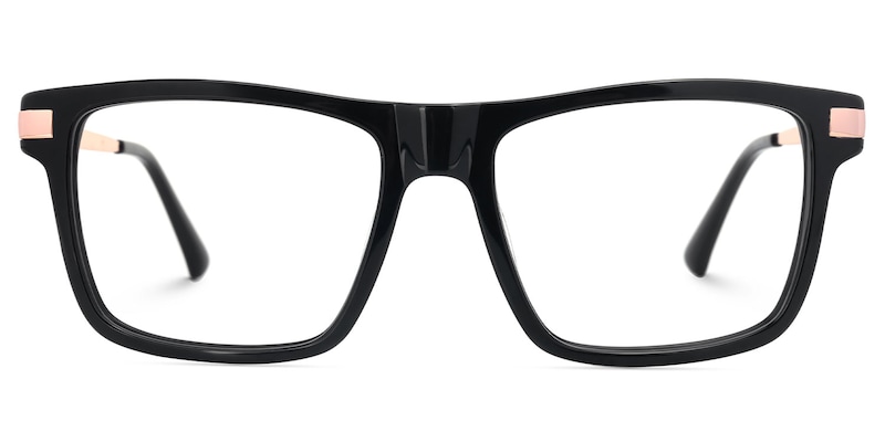 Finklea Rectangle Black Glasses