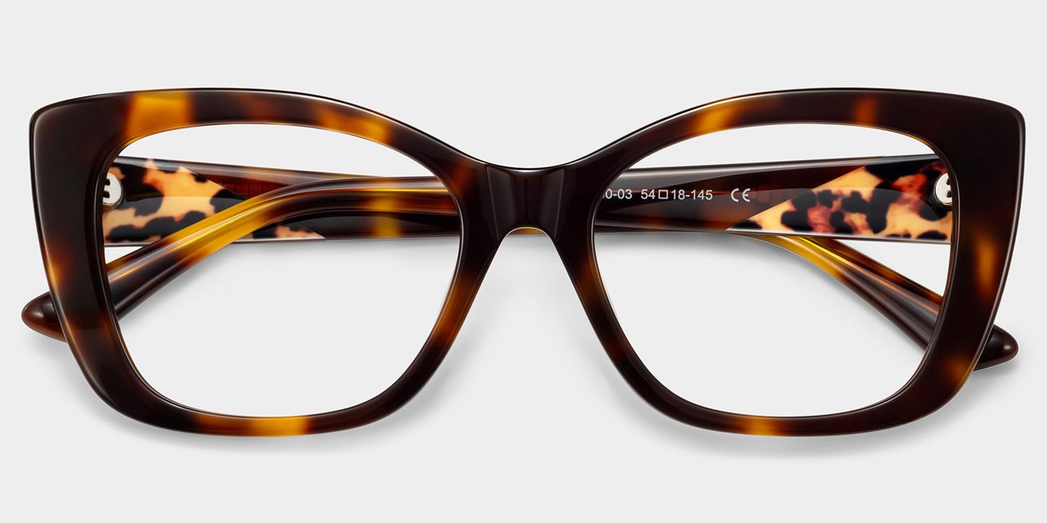 Lillian Tortoise Cat-Eye Glasses | ZEELOOL2
