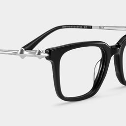 Reese Square Black Glasses6