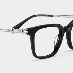 Reese Square Black Glasses6