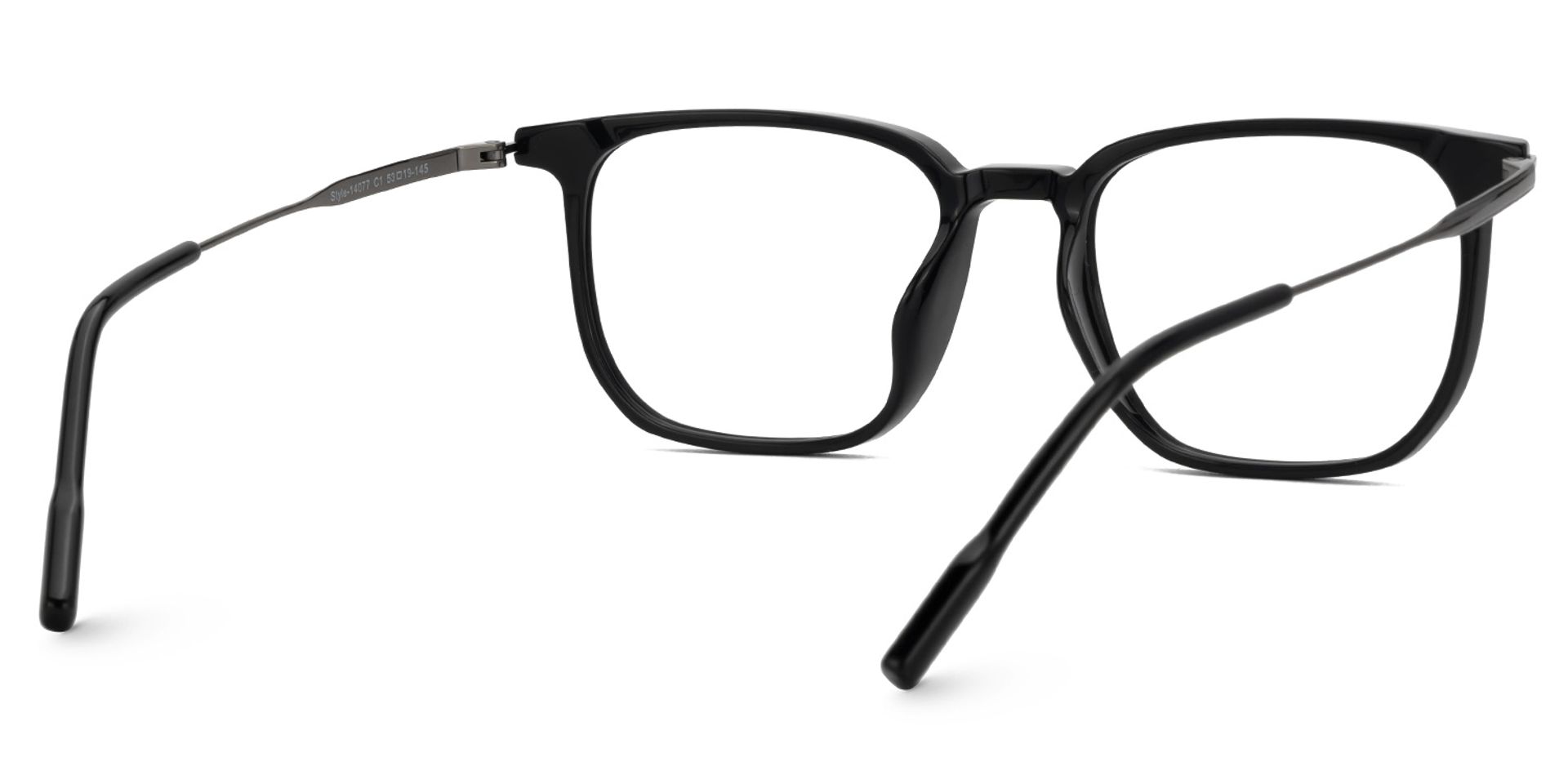 Varlox Black Rectangle Frame Glasses Online | Zeelool Optical3