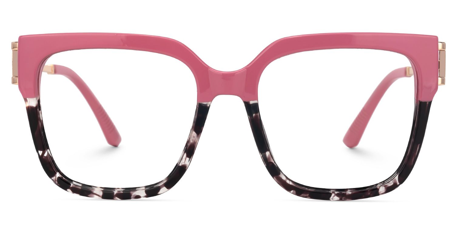 Juany Pink Eyeglasses with Square Shape | Zeelool Optical0