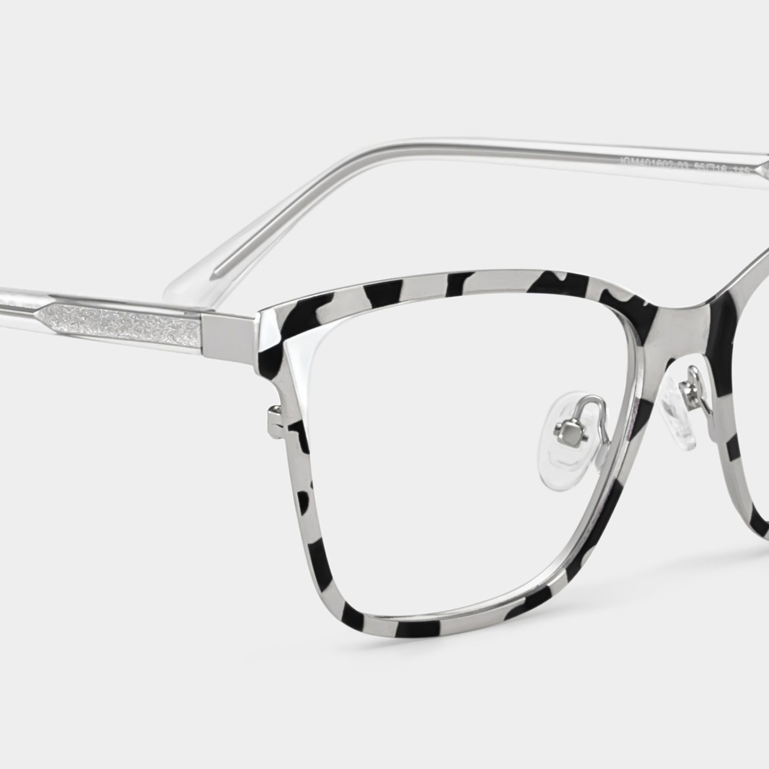 Elise Tortoise Frame Glasses with Rectangle Frame Online | ZEELOOL5