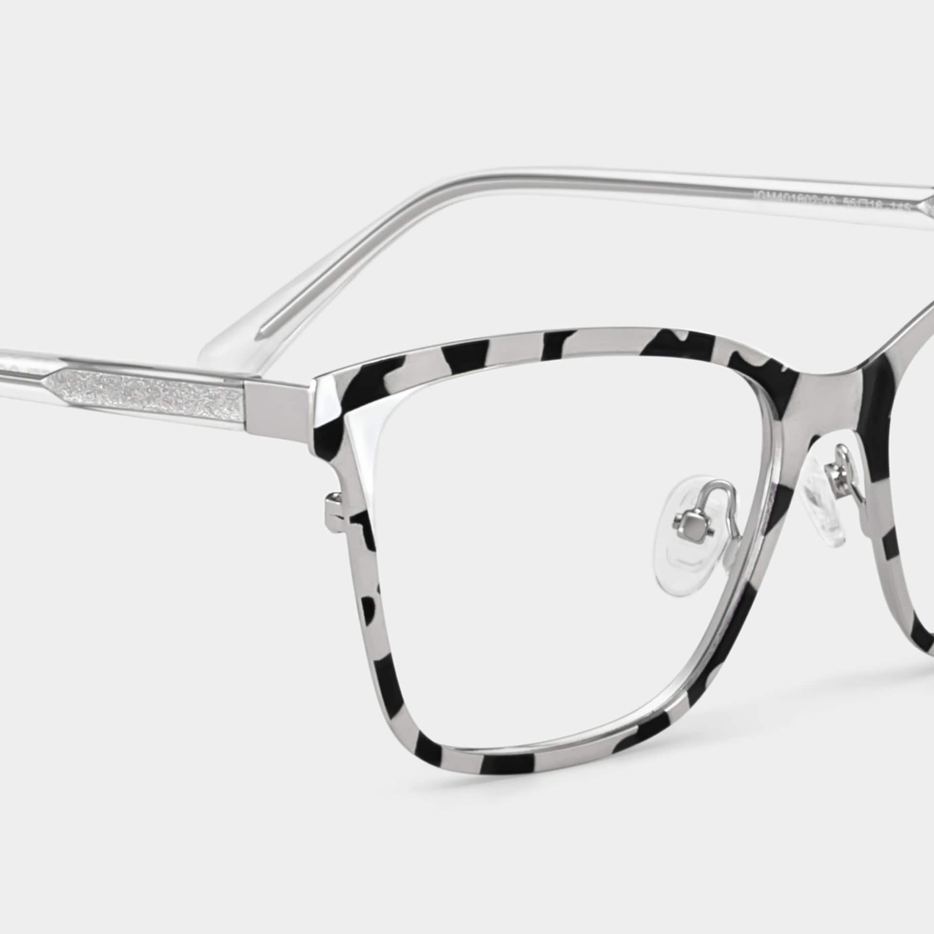 Elise Tortoise Frame Glasses with Rectangle Frame Online | ZEELOOL5
