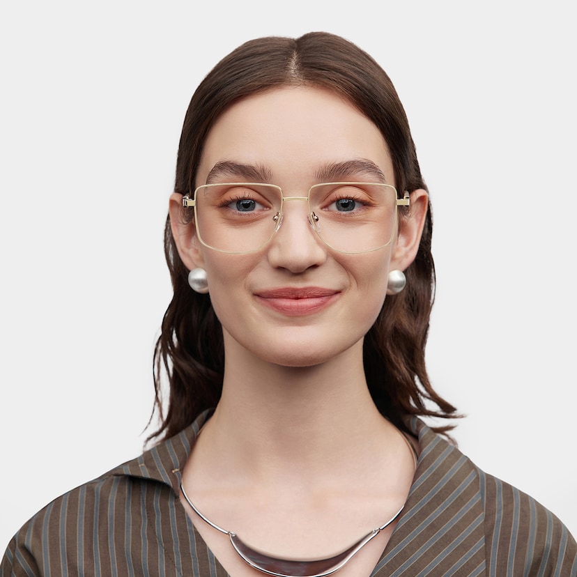 Felicity Geometric Gold Pattern Glasses