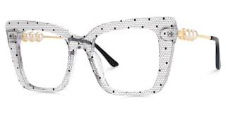 Monalisa Square Pattern Glasses3