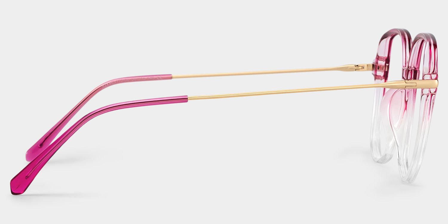 Payton Square Geometric Ombre Frame Glasses | Zeelool3