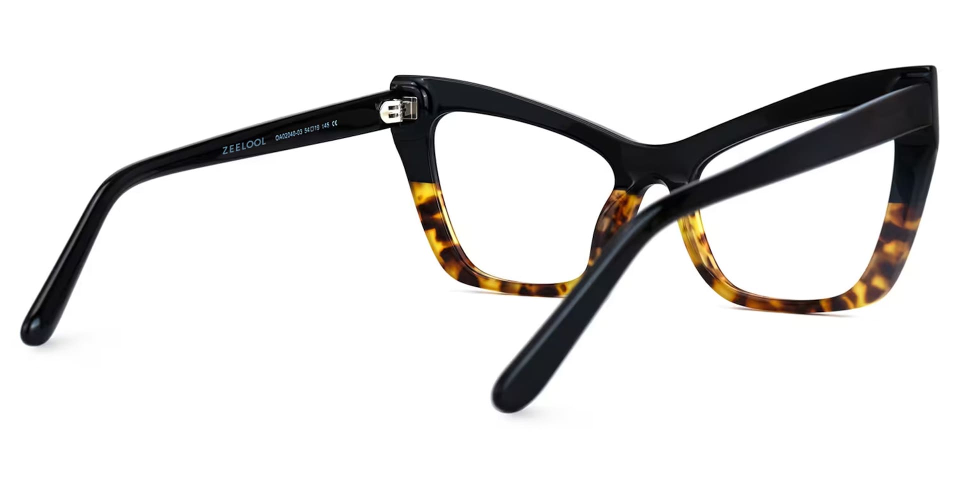 Driscoll Cateye Yellow-Tortoise Glasses | Zeelool Glasses3