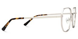 Steeve Square Silver Glasses2