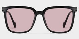 Zeyna Square Black Sunglasses0