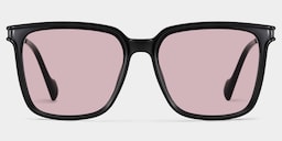Zeyna Square Black Sunglasses0